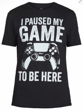 Graphic Gamer Short Sleeve Tee - Black